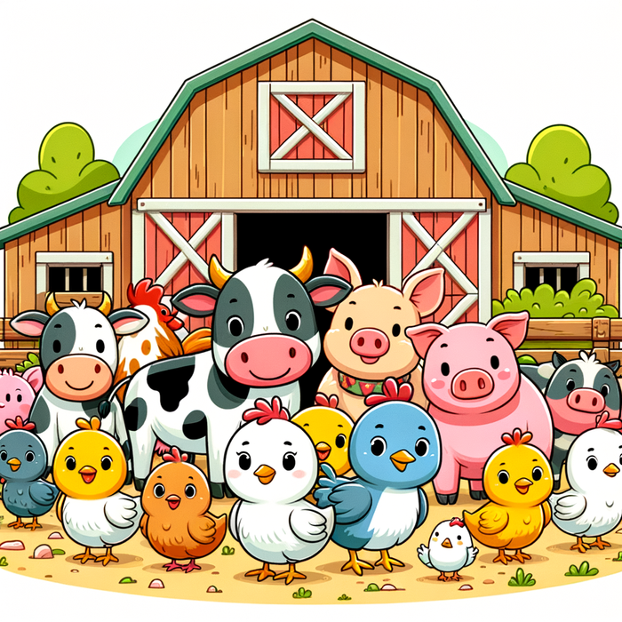 Happy Farmyard Fun Paint By Diamond