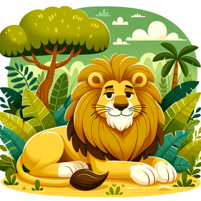 Majestic Lion's Jungle Paint By Diamonds Art