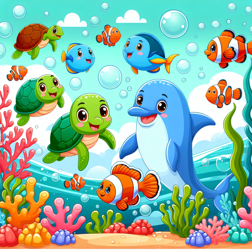 Silly Underwater Adventures Paint By Diamonds