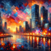 Urban Cityscape Buzz Paint By Diamonds