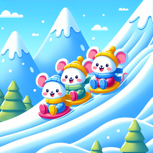 Merry Mountain Mice Paint By Diamond