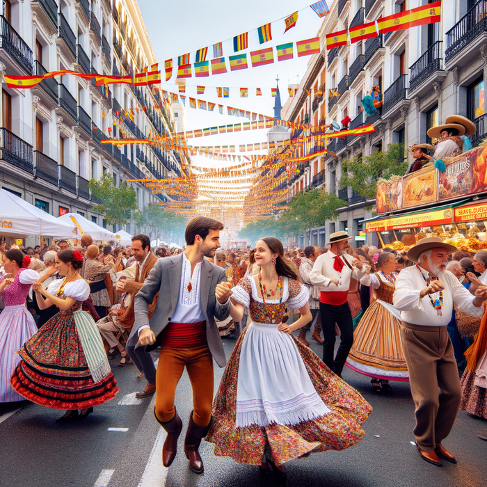 Fiesta De San Isidro - Madrid Paint By Diamond