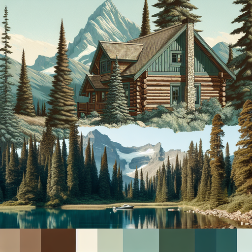 Mountain Cabin Retreat Paint By Diamonds Kits