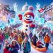 Quebec Winter Carnival - Quebec City Paint By Diamonds Art