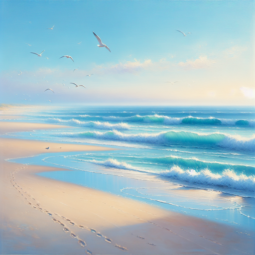 Serene Seaside Tranquility Paint By Diamond