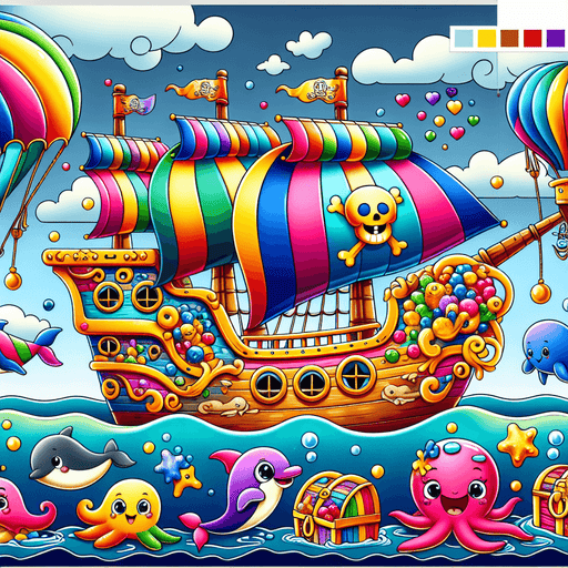 Jolly Pirate Treasure Hunt Paint By Diamonds