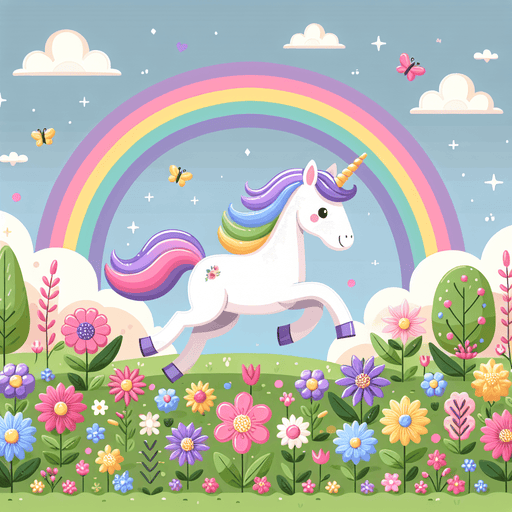 Fairytale Unicorn Dreams Painting By Diamonds Kit