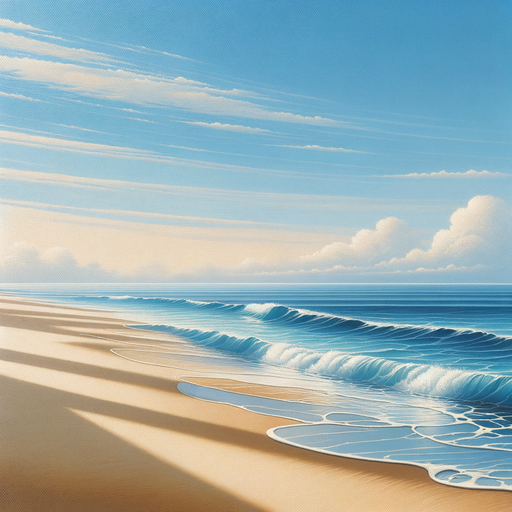 Golden Beach Escape Diamond Painting