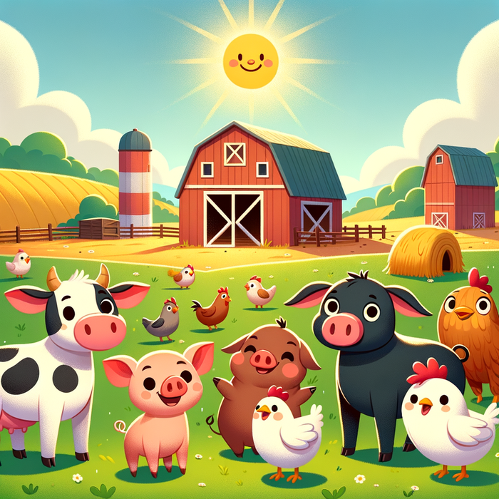 Silly Farmyard Friends Paint By Diamonds