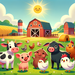 Silly Farmyard Friends Paint By Diamonds