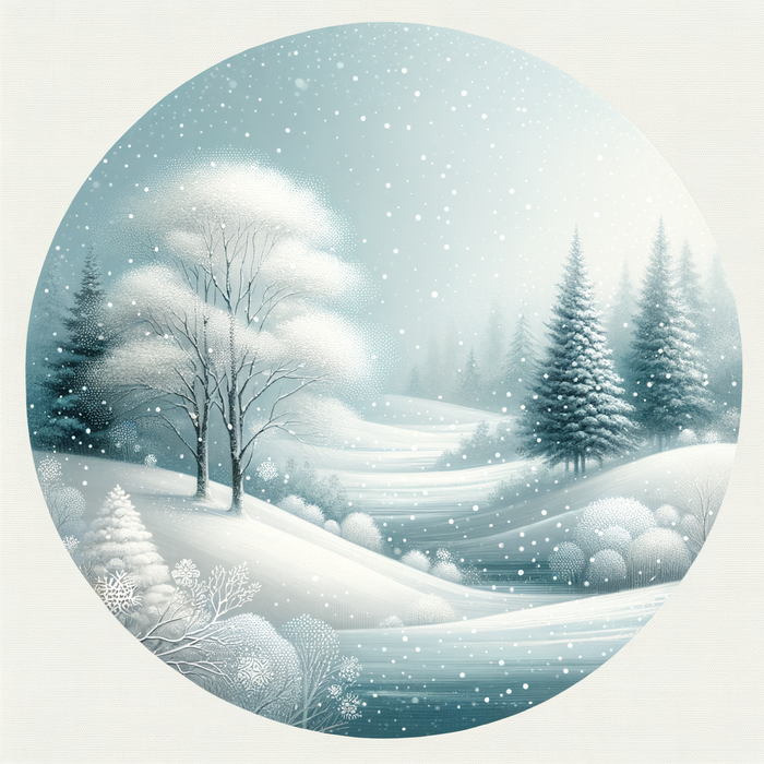 Gentle Snowfall Painting Diamond Kit