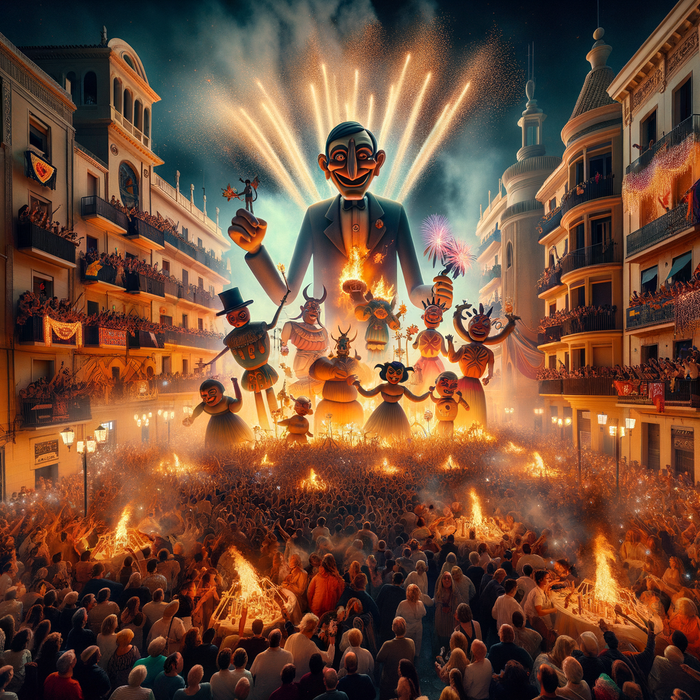 Fallas Festival - Valencia Painting By Diamonds Kit