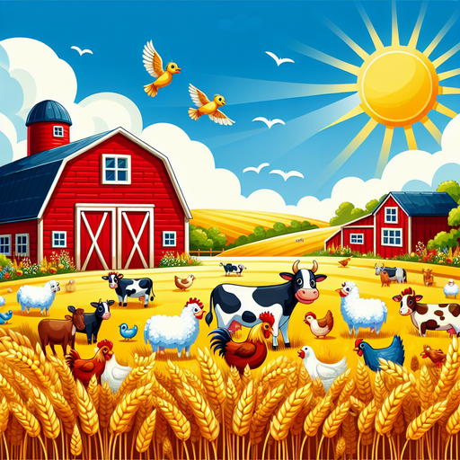 Joyful Farm Paint By Diamonds Kits