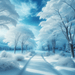 Peaceful Winter Wonderland Diamonded Painting Kits