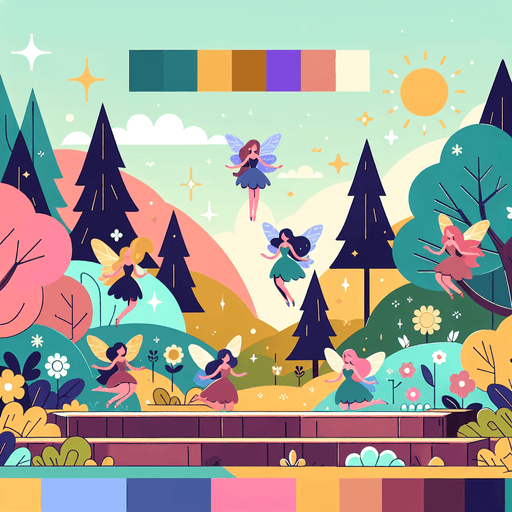 Friendly Fairy Forest Paint By Diamonds