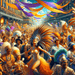 Mardi Gras Indian Super Sunday Paint By Diamond