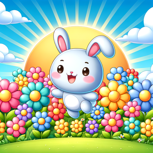 Bouncing Bunny Adventure Paint By Diamonds