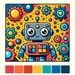 Funny Robot Painting By Diamonds Kit