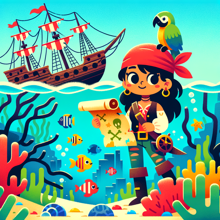 Underwater Pirate Adventure Paint By Diamonds Art