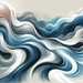 Intriguing Abstract Waves Paint By Diamonds