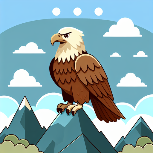 Eagle's Mountain Top View Painting By Diamonds Kit