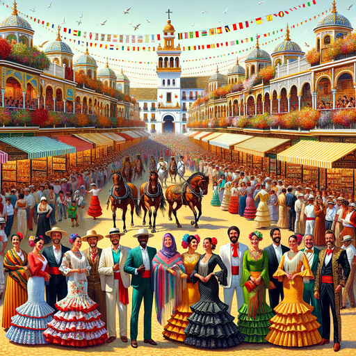 Feria De Abril - Seville Paint By Diamond