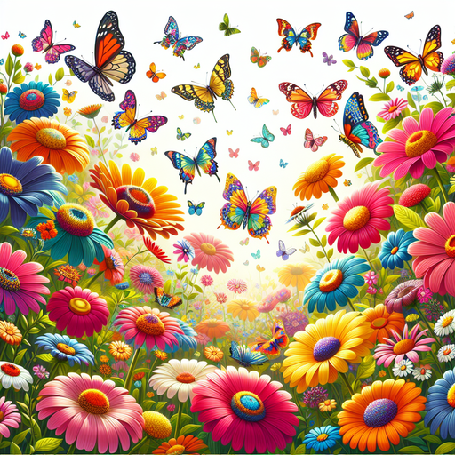 Joyful Butterfly Garden Diamonded Painting Kits
