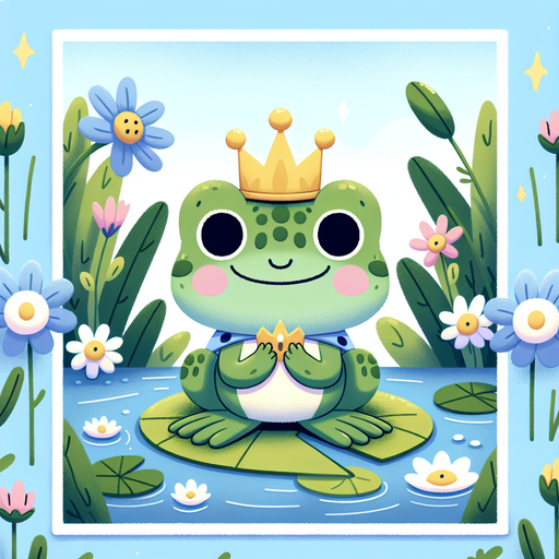 Adorable Frog Prince Diamonded Painting Kits