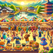 Sapporo Summer Festival Paint By Diamonds Kits