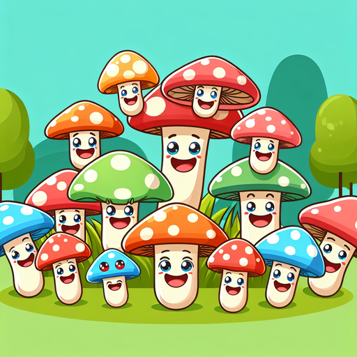 Funny Fungi Paint By Diamonds