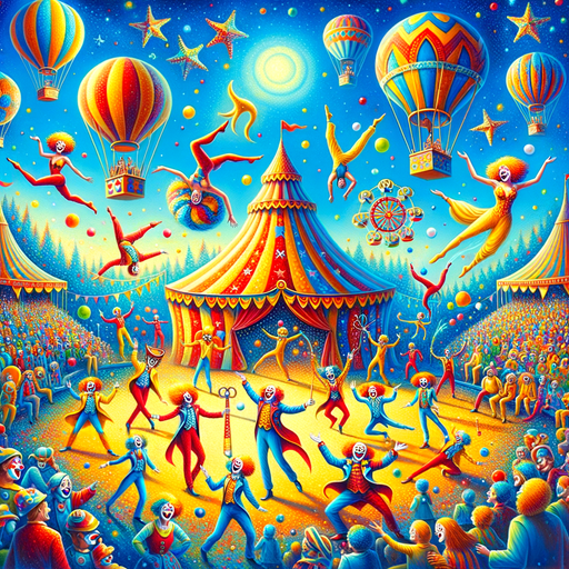 Cheerful Children's Circus Diamonded Painting Kits