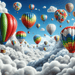 Dreamy Balloon Adventure Paint By Color