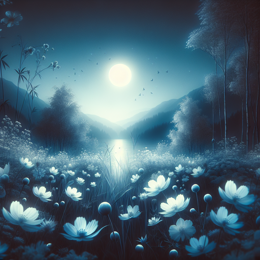 Luminous Night Blossoms DIY Paint By Diamonds