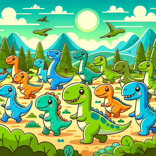 Dino Safari Expedition Diamond Painting