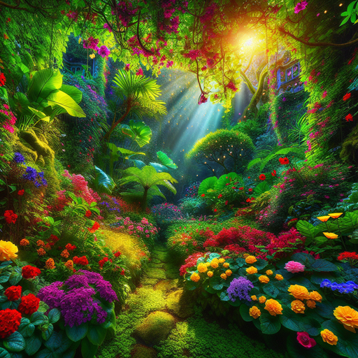 Colorful Garden Hideaway Paint By Diamonds