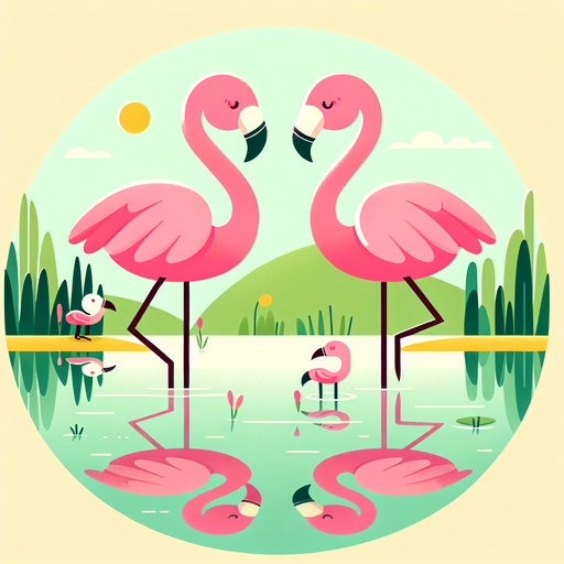 Funky Flamingo Frolic DIY Paint By Diamonds