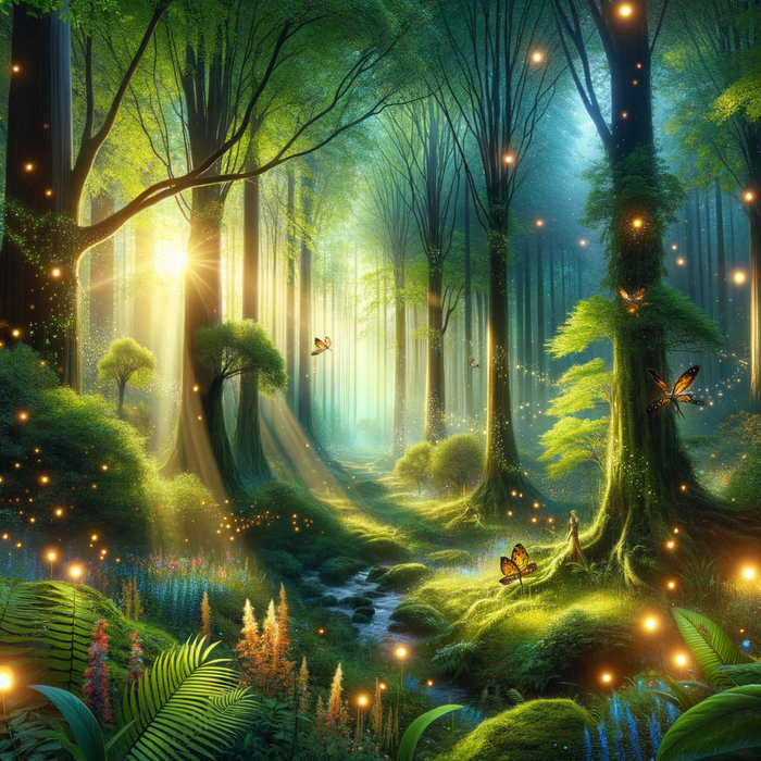 Mystical Forest 5D DIY Paint By Diamond Kit