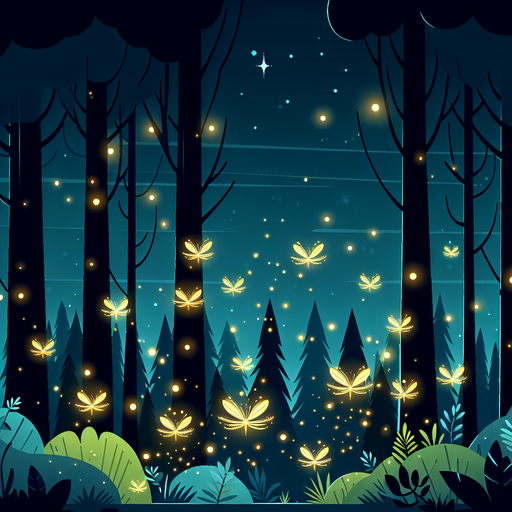 Fanciful Firefly Forest Paint By Diamonds Kits