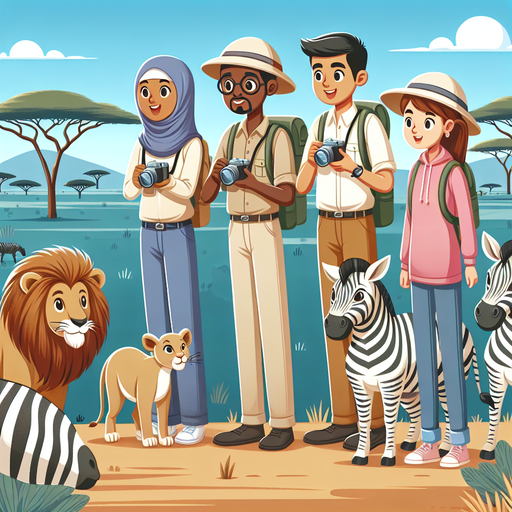 Safari Wildlife Discovery Painting Diamond Kit
