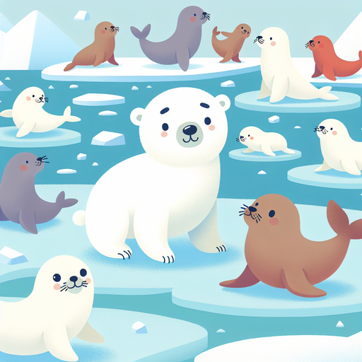 Arctic Animal Fun Paint By Diamonds Art