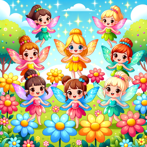 Enchanted Garden Fairies Diamond Painting