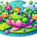 Silly Frog Prince Paint By Diamonds Kits