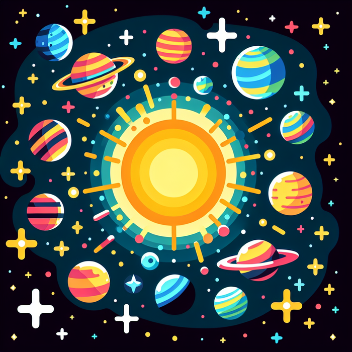 Solar System Soiree DIY Paint By Diamonds