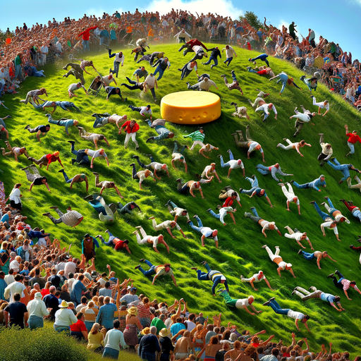 Cheese Rolling Festival - Gloucester Paint By Diamond