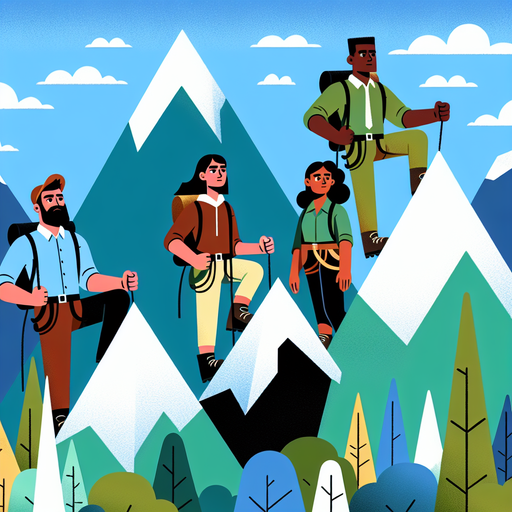 Mountain Explorer Trek Paint By Diamond