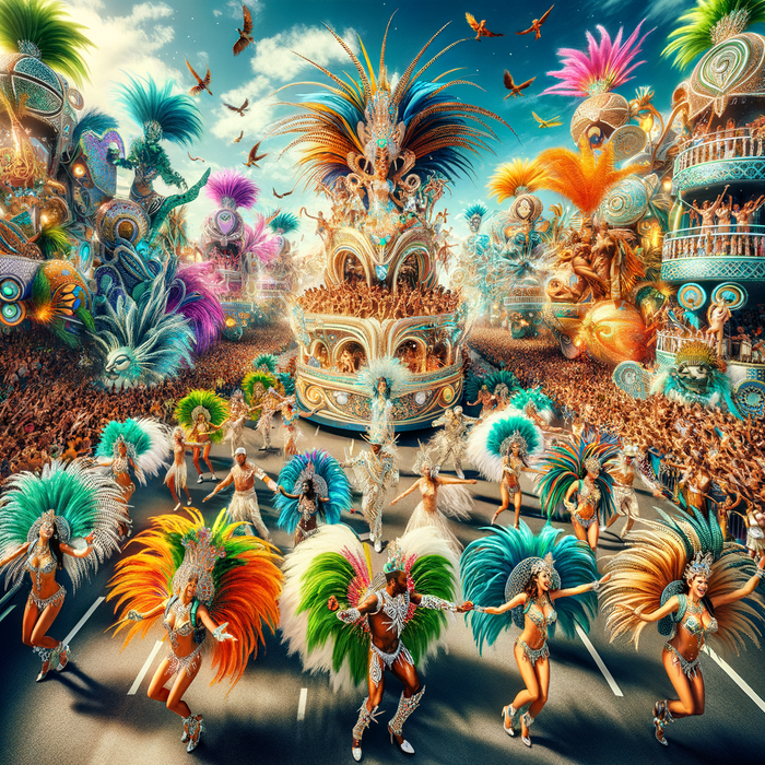 Carnival Of Rio De Janeiro - Rio De Janeiro Paint By Diamonds Kits