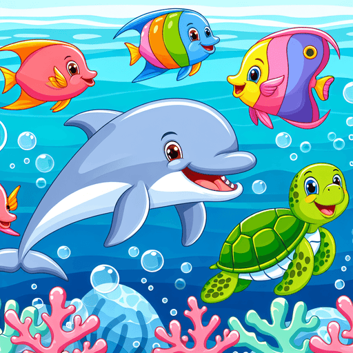 Bubbly Sea Adventure Paint By Diamonds Kits