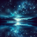 Starry Sky Over The Lake Paint By Diamond