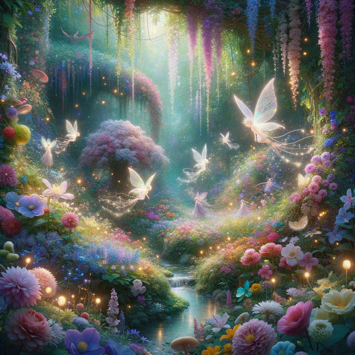 Ethereal Fairy Garden 5D DIY Paint By Diamond Kit