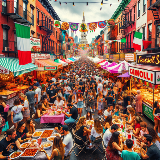 Feast Of San Gennaro - New York City Paint By Diamond